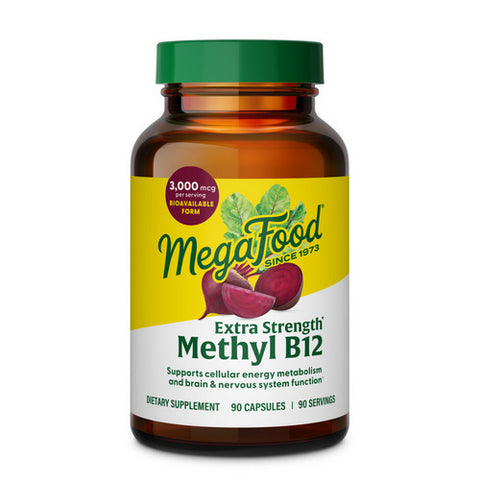 MegaFood, Extra Strength Methyl B12, 90 Caps
