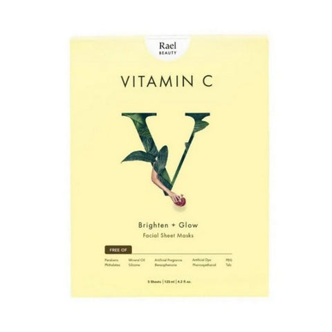 Vitamin C Sheet Face Mask 1 Count by Rael Beauty