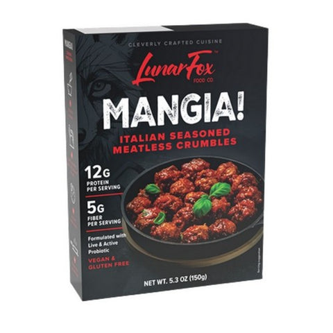 Mangia Italian Seasoned Meatless Crumbles 5.3 Oz by Lunar Fox Food