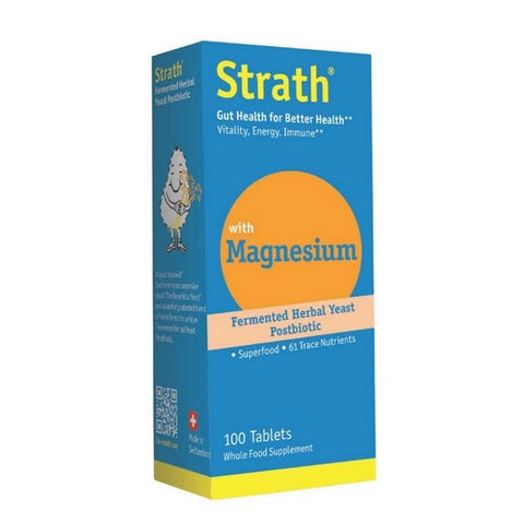 Bio-Strath With Magnesium Postbiotic 100 Tablets by Bio-Strath