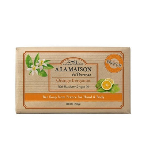 Orange Bergamot Bar Soap 8.8 Oz by A La Maison