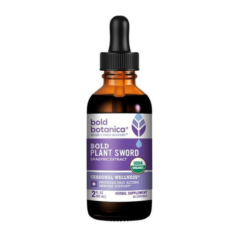 Bold Plant Sword Extract for Immune Defense 2 Oz by Bold Botanica