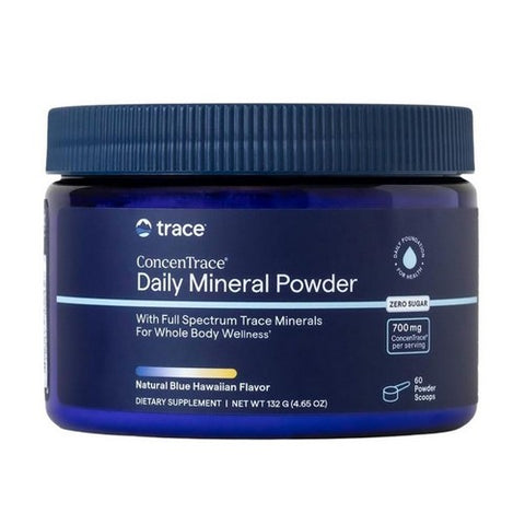 ConcenTrace Daily Mineral Powder Blue Hawaiian 6.35 Oz by Trace Minerals