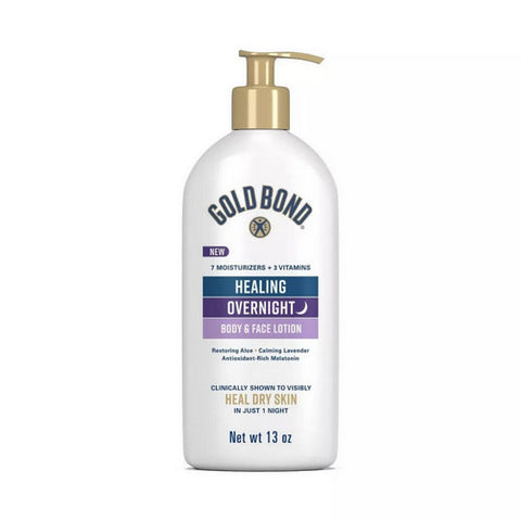 Healing Overnight Body And Face Lotion 13 Oz by Gold Bond