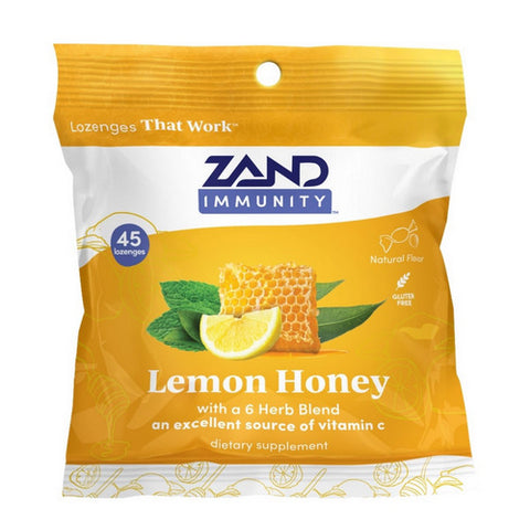 Lemon Honey Lozenges 45 Count by Zand