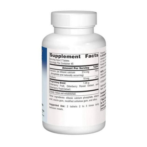 Planetary Herbals, Full Spectrum Elderberry Extract, 525 mg, 90 Tabs