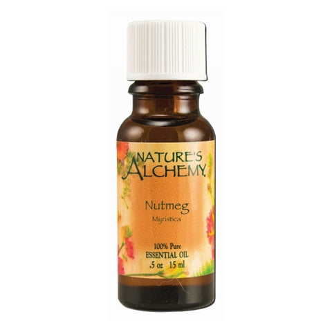 Natures Alchemy, Essential Oil, Nutmeg 0.5 Oz