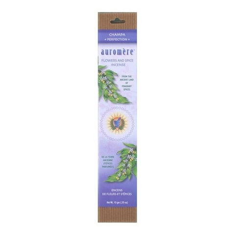 Auromere, Flowers & Spice Incense, Champa 10 Gms