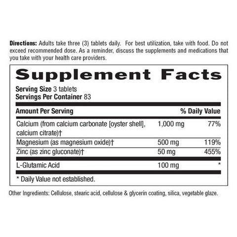 Country Life, Cal-Mag-Zinc, 250 Tabs