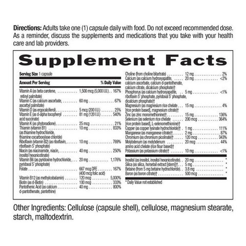 Country Life, QM1 called Daily Total One A Day, 60 Vcaps