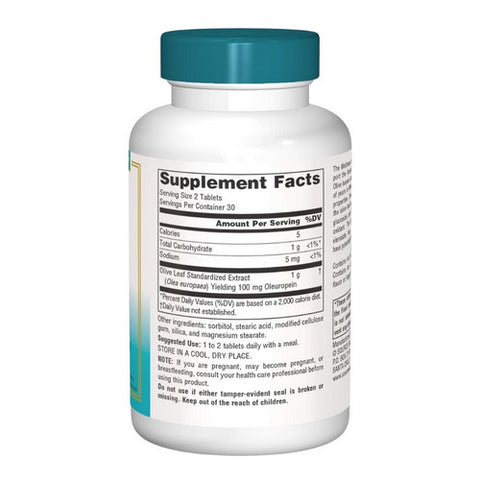 Source Naturals, Wellness Olive Leaf, 60 Tabs