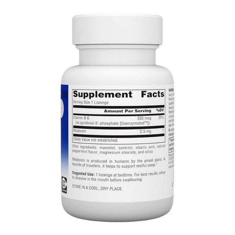 Source Naturals, Melatonin Peppermint, 2.5 mg, Sublingual Peppermint 120 Tabs