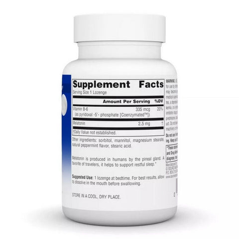 Source Naturals, Melatonin, 2.5 mg, Sublingual Peppermint 240 Tabs