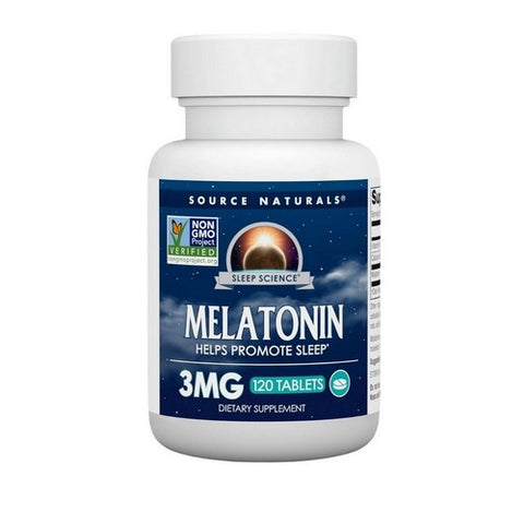 Source Naturals, Sleep Science Melatonin, 3 mg, 120 Tabs
