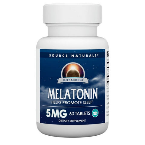 Source Naturals, Sleep Science Melatonin, 5 mg, 60 Tabs