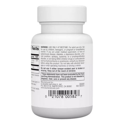 Source Naturals, Melatonin, 2.5 mg, Sublingual Peppermint 50 Tabs