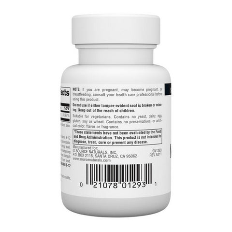 Source Naturals, MethylCobalamin, 1 mg, 120 Tabs