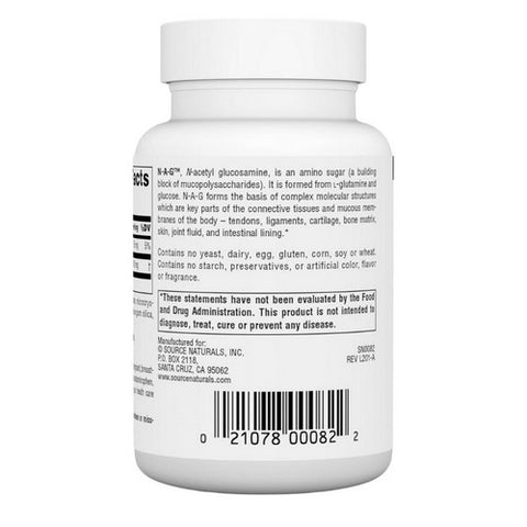 Source Naturals, N-A-G, 250 mg, 120 Tabs
