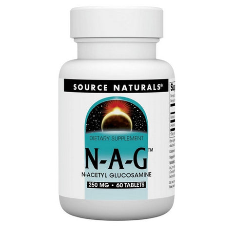 Source Naturals, N-A-G, 250 mg, 60 Tabs