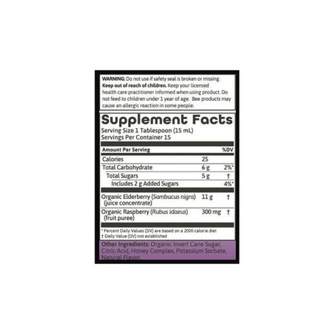 Dynamic Health Laboratories, Black Elderberry And Honey Tonic Concentrate Liquid, 8 Oz