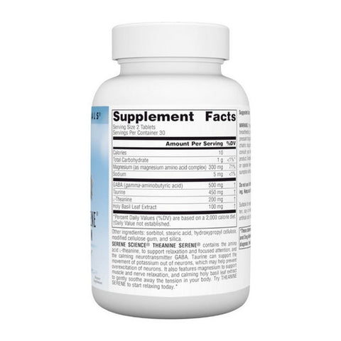 Source Naturals, Theanine Serene, 60 Tabs