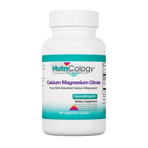 Nutricology/ Allergy Research Group, Calcium Magnesium Citrate, 100 Caps