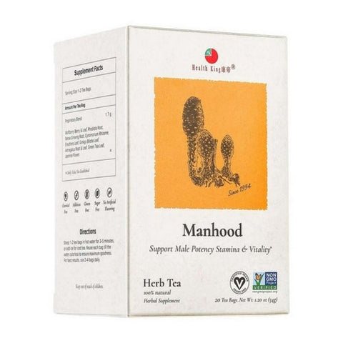 Health King, Manhood Tea, 20bg
