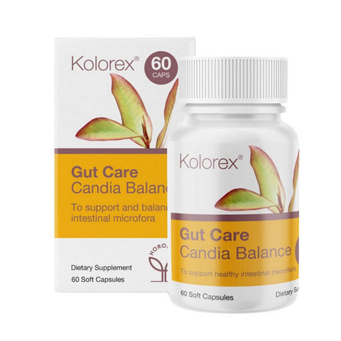 Kolorex, Gut Care Candida Balance, 60 Softgels