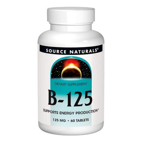 Source Naturals, B-125, 125 mg, 60 Tabs