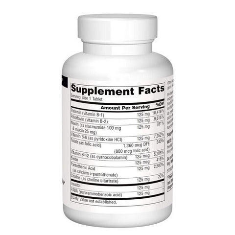 Source Naturals, B-125, 125 mg, 90 Tabs