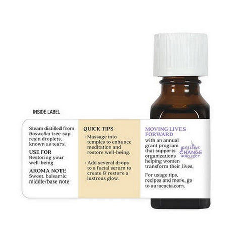 Aura Cacia, Precious Essentials Oil, Frankncs Jojoba, 0.5 Oz