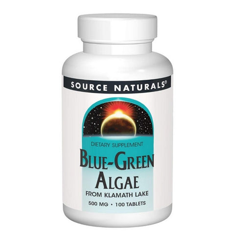 Source Naturals, Blue-Green Algae, 500 MG, 100 Tabs