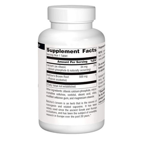 Source Naturals, Butcher's Broom, 500 MG, 250 Tabs