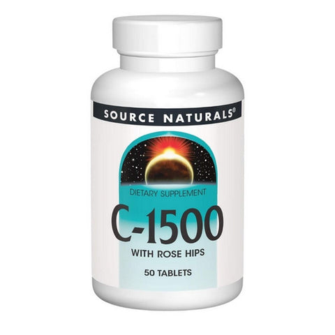 Source Naturals, C-1500, 1500 mg, 50 Tabs