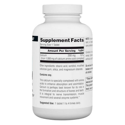 Source Naturals, Calcium, 200 mg, 250 Tabs