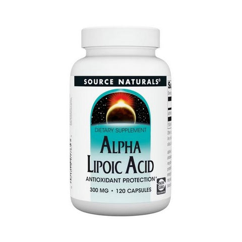 Source Naturals, Alpha Lipoic Caps, 300 mg, 120 Caps
