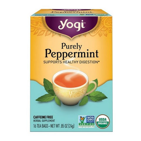 Yogi, Purely Peppermint, 16 bags