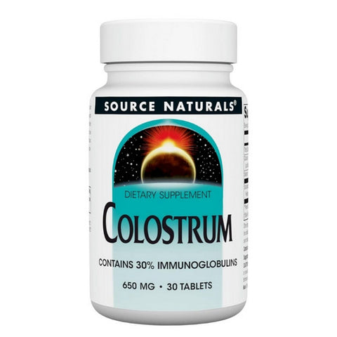 Source Naturals, Colostrum, 650 Mg, 30 Tabs