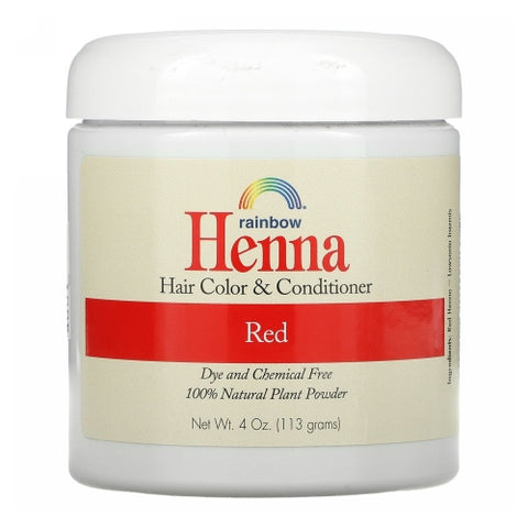 Rainbow Research, Henna Hair Color And Conditioner Red, 4 Oz