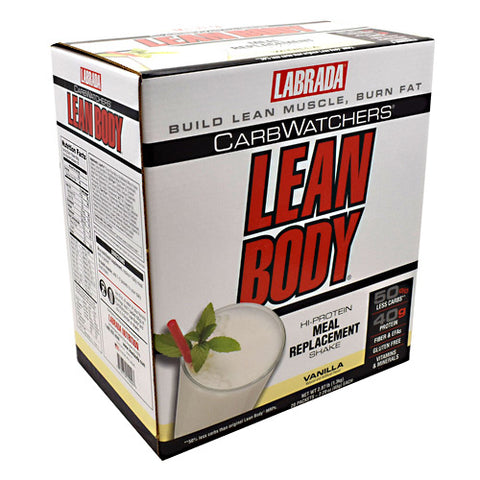 LABRADA NUTRITION, Lab Lean Body Lo Carb Vanilla, 20 CT