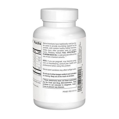Planetary Herbals, Pumpkin Seed Oil, Full Spectrum, 1000 mg, 45 Caps