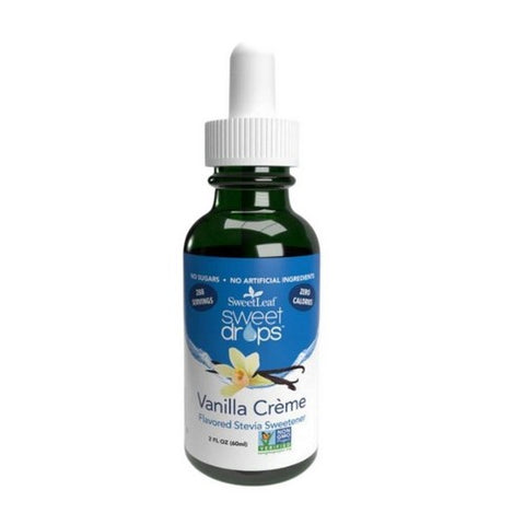 Sweetleaf Stevia, Sweet Drops Sweetener Vanilla Creme, Vanilla Cream 2 fl oz