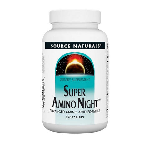 Source Naturals, Super Amino Night, 120 Tabs