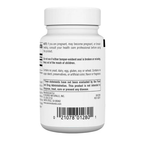Source Naturals, Taurine, 500 mg, 60 Tabs