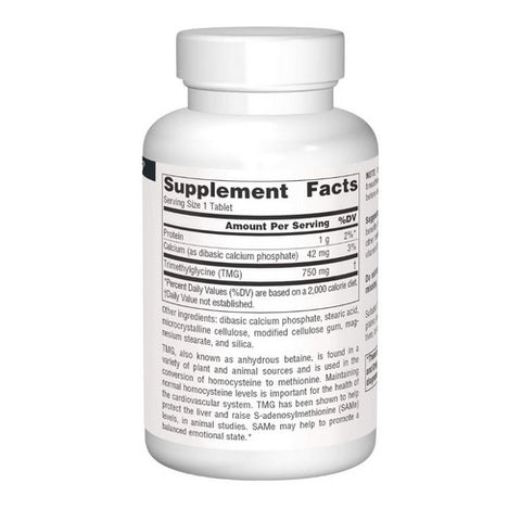 Source Naturals, TMG, 750 mg, 120 Tabs