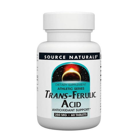 Source Naturals, Athletic Series Trans-Ferulic Acid, 250 MG, 60 Tabs