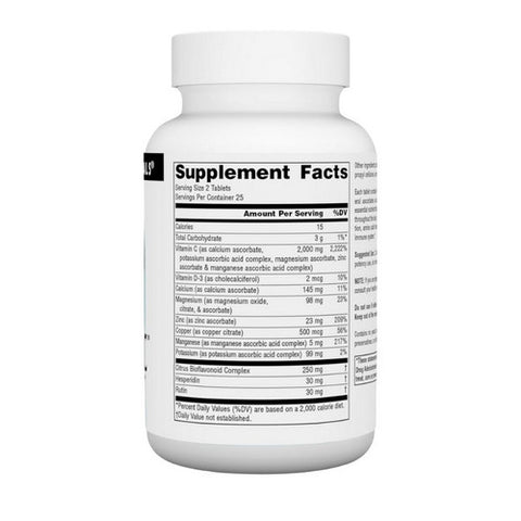 Source Naturals, Ultimate Ascorbate C, 1000 mg, 50 Tabs