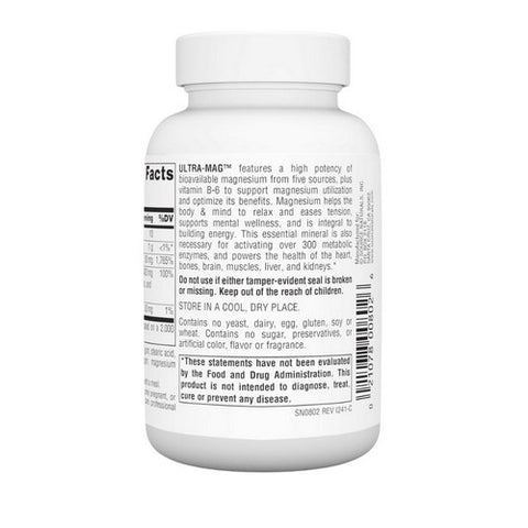 Source Naturals, Ultra-Mag, 60 Tabs