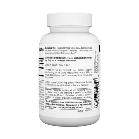 Source Naturals, L-Tryptophan, 500 MG, 60 Caps