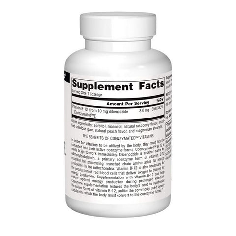 Source Naturals, Dibencozide Sublingual, 10000 mcg, 120 Tabs